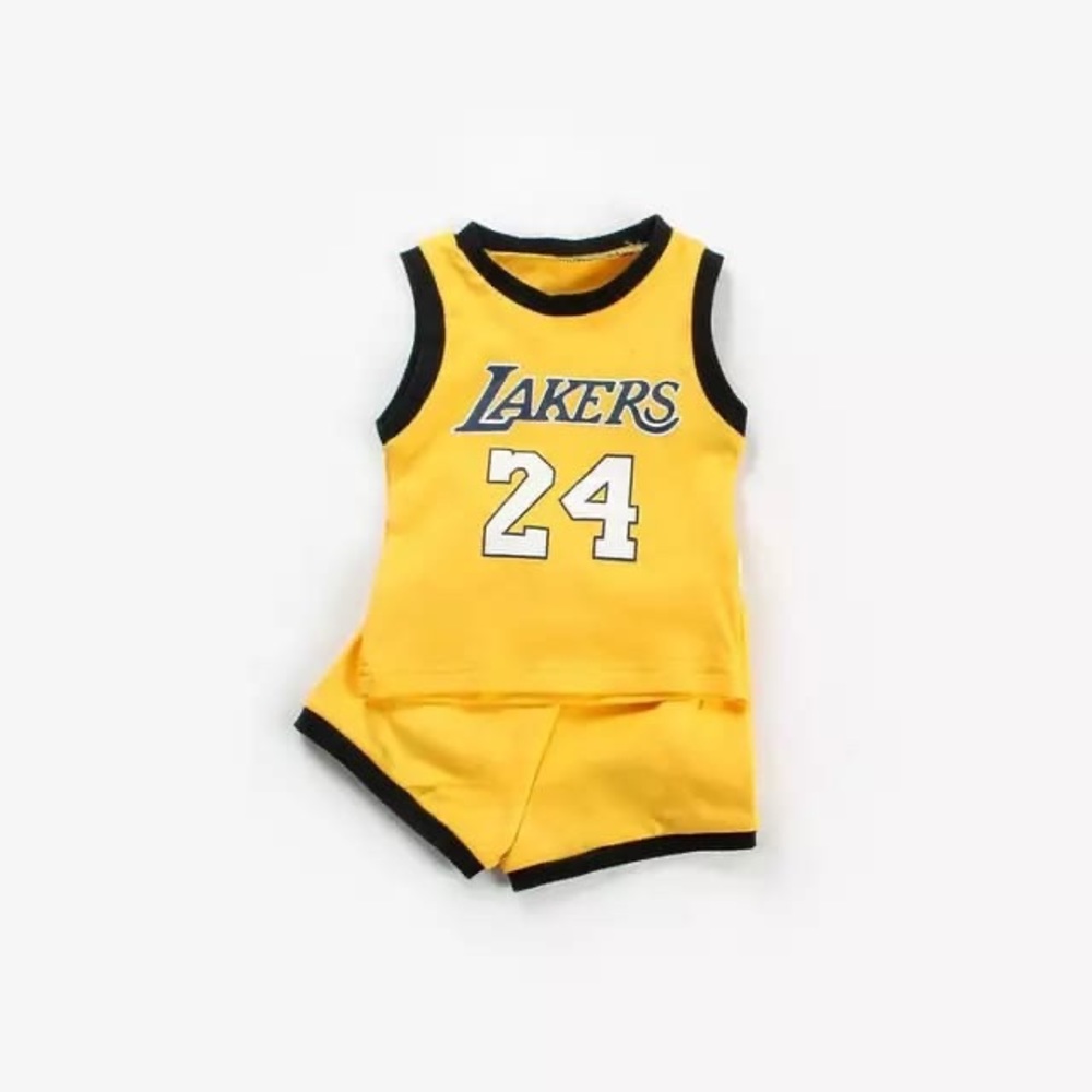 Los Angeles Laker Koby Bryant baby set